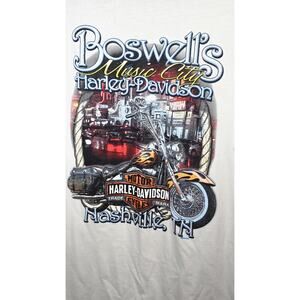 Harley Davidson 2013 Boswell's Music City Nashville, TN T-shirt Men's Size L
